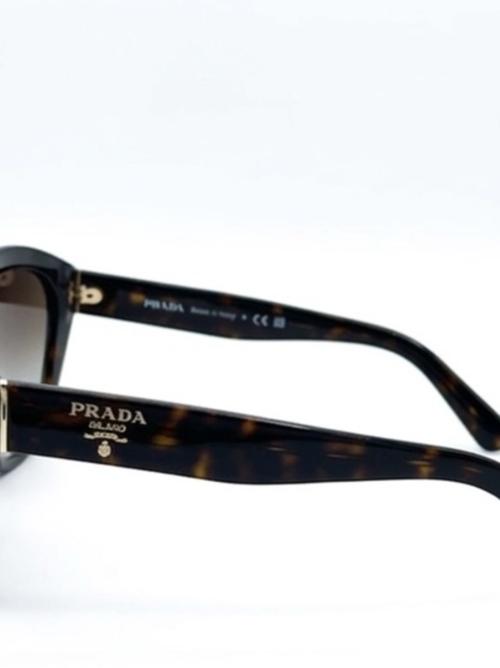 Prada Brown Round Sunglasses - Picture 3 of 4